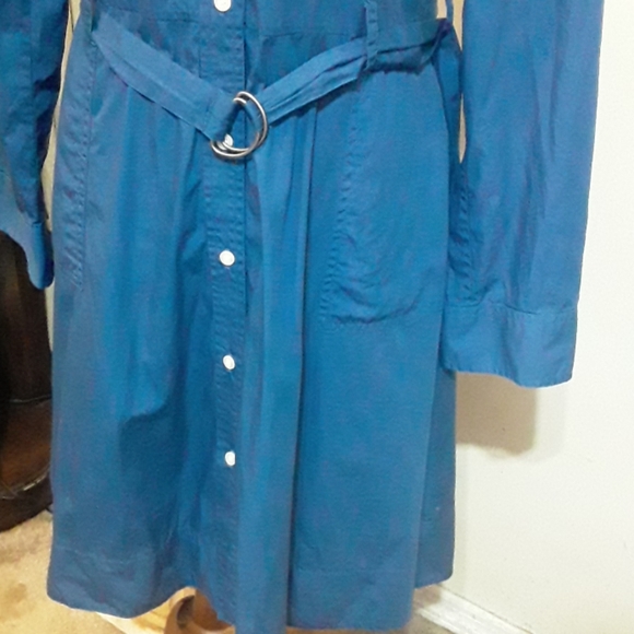 Chaps Button Down Dress - Picture 3 of 8